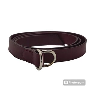 GAP M/L Cow Leather Red Bugundy Belt